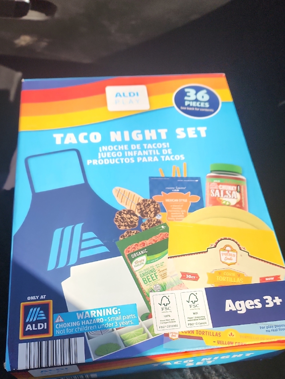 ALDI Play Taco Night Set - Blue Pretend-Play Kit